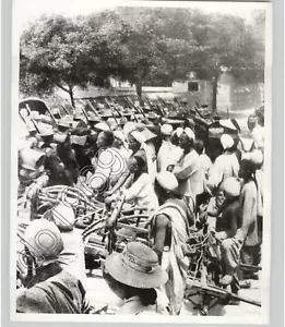 VINTAGE Anfang des 20. Jahrhunderts Pressefoto BOXER Rebellion PEKING China später gedruckt - Bild 1 von 2