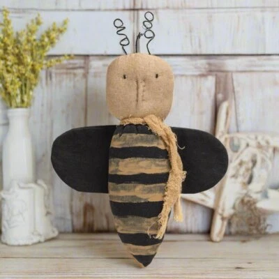 Primitive Farmhouse Lil' Honey Bee Doll 10" - Image 1 of 2