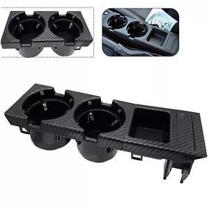 Portavasos de fibra de carbono para BMW E46 Serie 3 323 325 328 1998-2005 - Picture 1 of 6