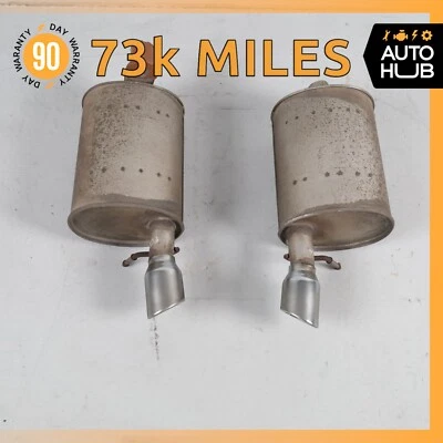 02-05 Juego de 2 silenciadores de escape izquierdo y derecho Ford Thunderbird 3,9 L V8 OEM 73 k Foto 1 de 4
