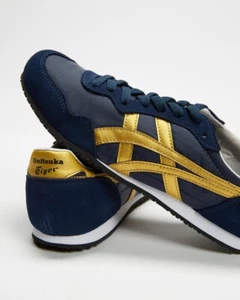 Unisex Onitsuka Tiger Serrano Midnight/Pure Gold EU37 US4.5 - Picture 1 of 11