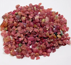 CERTIFIED 300 CT Natural Tourmaline Rough Lot Loose Gemstone - Picture 1 of 7