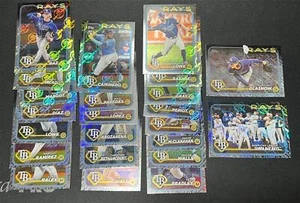 2024 Topps Montgomery Club TAMPA BAY RAYS HOLO FOIL STAMPED TEAM SET 23 CARDS - Picture 1 of 1