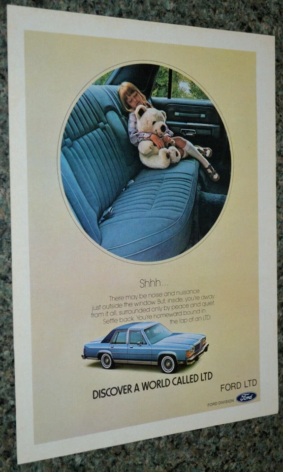 1983 FORD LTD CROWN VICTORIA ORIGINAL ADVERTISEMENT AD PRINT-83★★ - Image 1 of 1