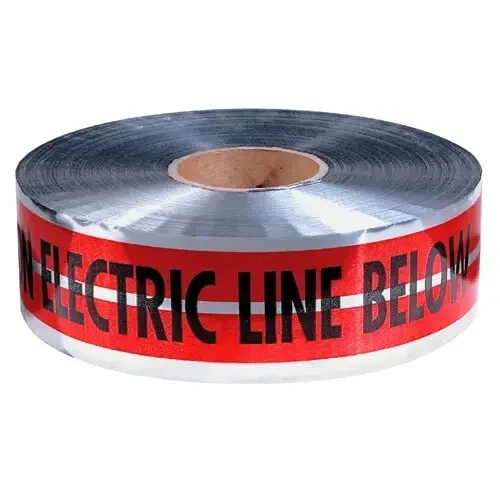 Empire 'Caution Electric Line Below' MAGNATEC Detectable Magnetic Tape 6"x 1000' - Image 1 of 1