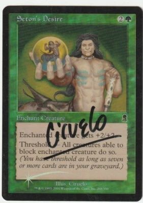 Odyssey  FOIL  Seton's Desire  Signed by  Ciruelo - Image 1 of 2