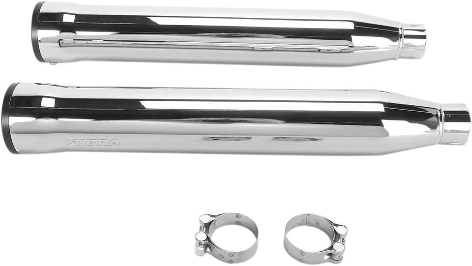 Cobra 3 pulgadas. Escape Deslizable, Cromo HD Heritage Softail Deluxe, Huesos Cruzados 05-17 Foto 1 de 1