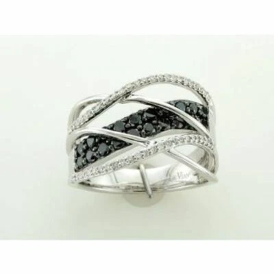 Anillo LeVian Oro Blanco 14K G-H SI1 Diamante 0.64 cts Talla 9 Foto 1 de 4