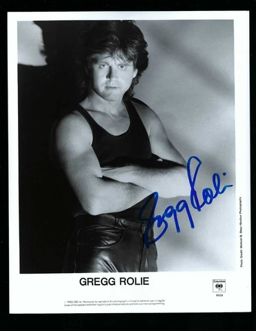 Gregg Rolie signed 8x10 photograph Lead Singer Journey Cover