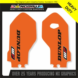 KTM SX 85 2018 - 2024 GAS GAS MC 85 2021 2022 23 24 LOWER FORKS GRAPHICS DECALS - Picture 1 of 1