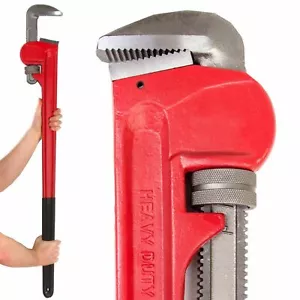 EXTRA LARGE 48" STILLSON MONKEY WRENCH Steel Plumbers Adjustable Pipe Spanner - Picture 1 of 3