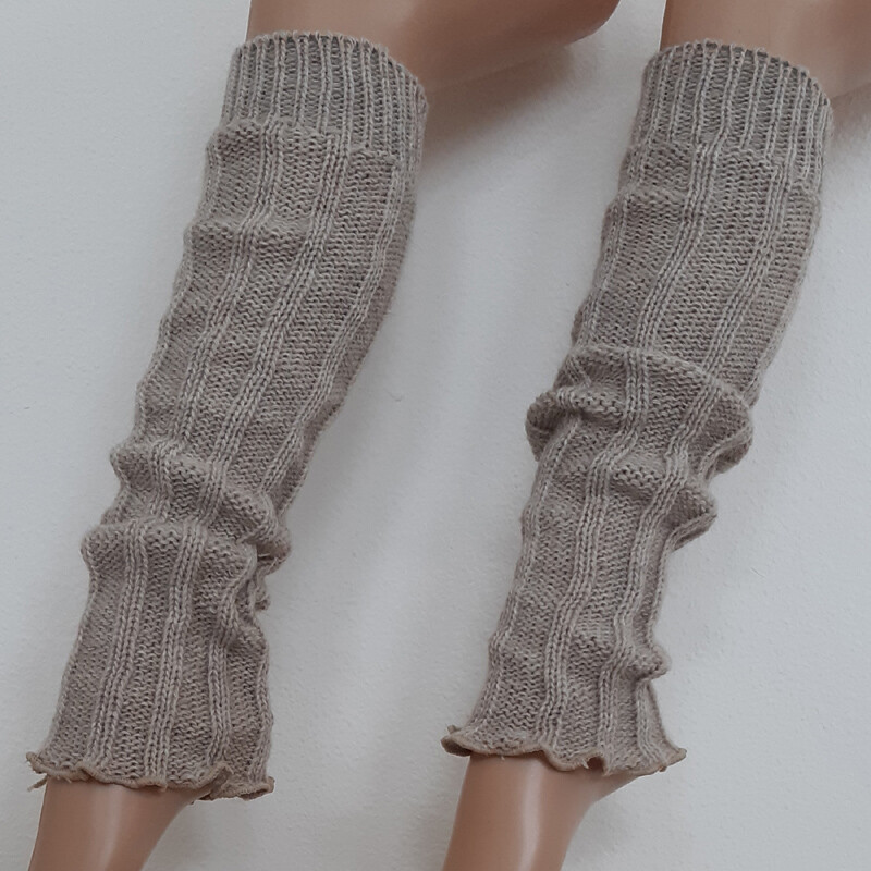 4 Paar Winter Beinwärmer Damen | Stricken Legwarmers In 4 Farben Für Kalte Tage