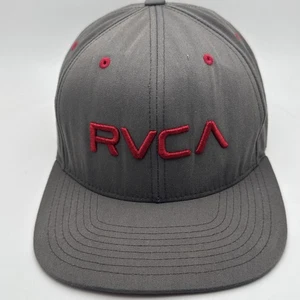 RVCA Twill Snapback Mütze für Herren RVCA grau rot verstellbar - Bild 1 von 5