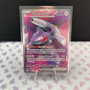 Tarjeta Pokémon inglesa Genesect Ex 161/086 Black Bolt TCG arte completo - Imagen 1 de 3