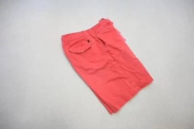 Polo Ralph Lauren Khaki Chino Shorts Red Drawstrings 10" INS Mens Size 32 - Image 1 of 4