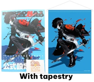 Persona 3 Reload Official Setting Artbook DX Pack Limited w/ B2 Tapestry - Foto 1 di 9
