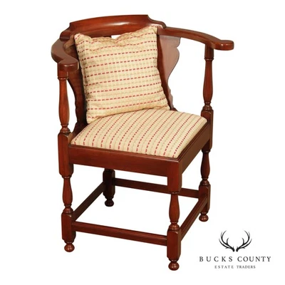 Henkel Harris English Traditional Style Cherry Corner Chair - Image 1 of 4