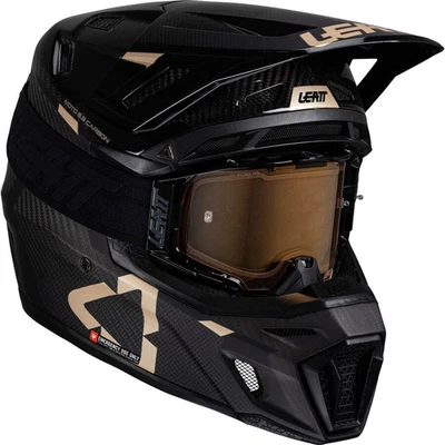 Leatt 2026 Moto 9.5 Carbon Helmet With 6.5 Iriz Velocity Goggles - Image 1 of 4