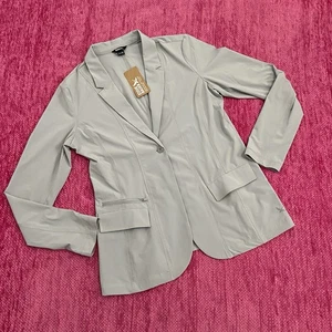 Eddie Bauer Departure Blazer UPF 50+ Gray Size 10 P - Picture 1 of 14
