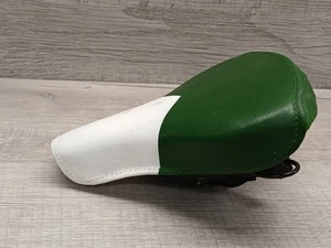Vintage Mesinger Cruiser Bike Seat - Blue / White - Picture 1 of 8