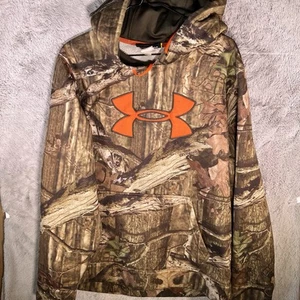 Under Armour Sudadera con Capucha Realtree Camuflada Sudadera Pullover Caza Para Hombres Talla Grande - Imagen 1 de 7