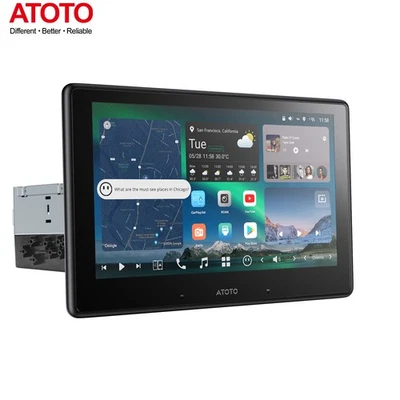 ATOTO X10 DAB+ 10 Zoll 1 DIN Android 13 8+128G Autoradio GPS NAVI WiFi AI 4G LTE - Bild 1 von 4