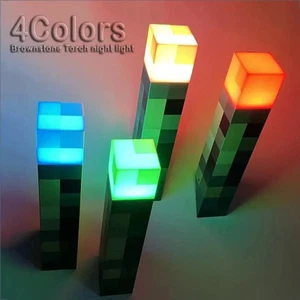 Minecraft Spiel Taschenlampe Lampe LED Nachtlicht Geschenk USB wiederaufladbar - Bild 1 von 3