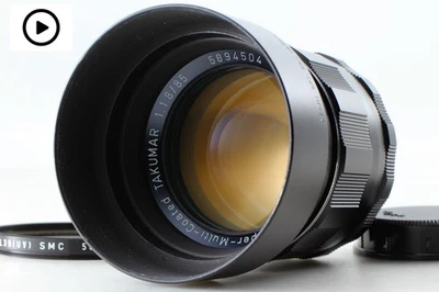 [Top MINT/ Hood] Pentax Super Multi Coated Takumar 85mm f1.8 Lens M42 From JAPAN - Image 1 of 4