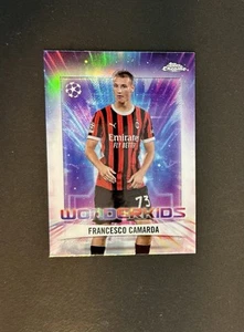 FRANCESCO CAMARDA 2024 TOPPS CHROME UEFA WONDERKIDS REFRACTOR AUTO Q3356 - Picture 1 of 2