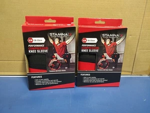 2 Ea Stamina X Performance Ginocchiera a Compressione S/M 30-33 CM - Foto 1 di 6