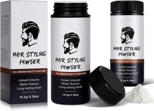2 Pack Hair Styling Powder, Polvere per Lo Styling Dei Capelli per Uomo, Texturi - Foto 1 di 12