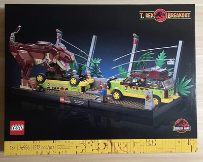 LEGO Jurassic Park Set: T. rex Breakout (76956) - NEW - SEALED - RETIRED - Image 1 of 4