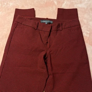 The Limited Ideal Stretch Straight Leg Plaid Dress Pants Size 2 - Picture 1 of 4