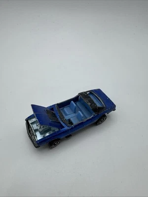 Hot Wheels 1967 Redline Custom Camaro Blue Vintage *See Pictures Dark Interior - Image 1 of 4
