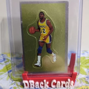 1991 Panini Gold Foil NBA Stickers #192 Magic Johnson HOF LA Lakers EXMT 2949 - Picture 1 of 7