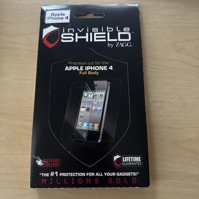 New Zagg Invisible Shield for Apple iPhone 4 Screen Protector  - Image 1 of 2
