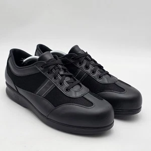 SAS Reverie Women's 9 M Shoes Black Leather Lace Up Low Top Non Slip Comfort - Picture 1 of 10