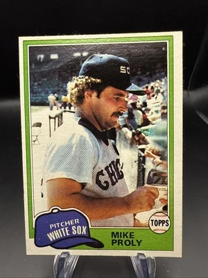 1981 Topps - Mike Proly #83 - Image 1 of 2