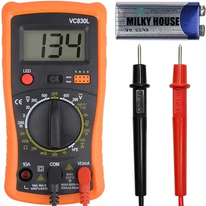 Digital Multimeter Pocket Clamp Multimeters Multi Tester Voltmeter Ammeter Ohmm - Picture 1 of 12
