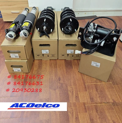 OEM Front+Rear Shock & Air Suspension Pump 15-20 Escalade Suburban Tahoe Yukon - Image 1 of 4