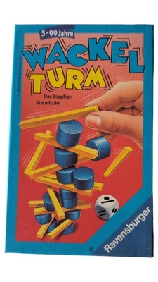 Ravensburger Wackel Turm Jeu d'Empilage Bois Multicolore - Photo 1/2