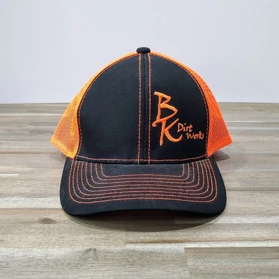 Уличная шапка с сеткой сзади регулируемая конструкция высокая видимость BK грязь работа - Изображение 1 из 4