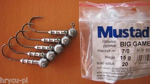 5 MUSTAD JIGKÖPFE GR. 7/0 - 15g  FÜR KOPYTO ! - Bild 1 von 1