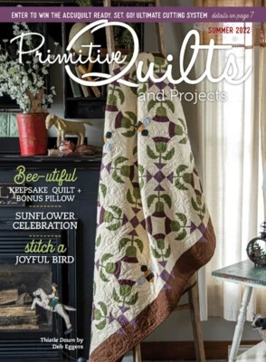 {REVISTA PRIMITIVE QUILTS & PROJECTS} ~ "VERÃO 2022" (4 edições pls. contato) - Imagem 1 de 4