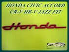With for HONDA  CIVIC ACCORD CR-V HR-V JAZZ FIT LOGO EMBLEM RED (si101) Honda HR-V