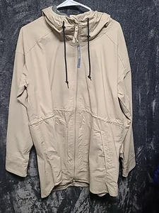 Women's M Columbia Sage Lake Long Lined Jacket Ancient Fossil Full zip - Picture 1 of 7