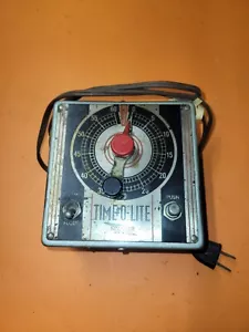 Time-O-Lite Model M-49 Art Deco Professional Darkroom Timer Vintage tested - Picture 1 of 2