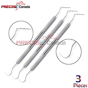 3 piezas de instrumentos dentales periodontales con sonda de perio William Sondas codificados por colores - Imagen 1 de 2