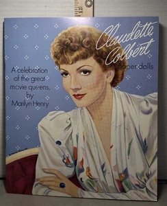 Claudette Colbert Paper Dolls Book Henry, Marilyn Unused Vintage 1994 Autograph - Picture 1 of 5