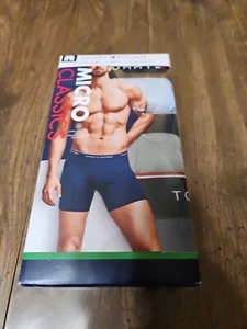 Tommy Hilfiger 3pk Micro Boxer Briefs Size Medium 32-34 Microfiber - Picture 1 of 4
